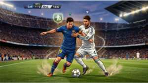 FIFA 14 featured thumbnail met voetballer in actie, passend bij analyse van respons, animaties en verdedigen