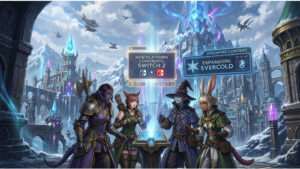 Featured thumbnail over Final Fantasy XIV met tekst over een mogelijke Switch 2 release die de community hype aanwakkert