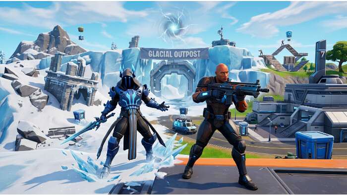 Fortnite Chapter 7 Season 2 thumbnail met Ice King en The Foundation die terugkeren