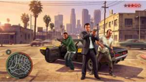 Featured thumbnail over Grand Theft Auto V met GTA 6 HUD die volgens fans te kaal oogt