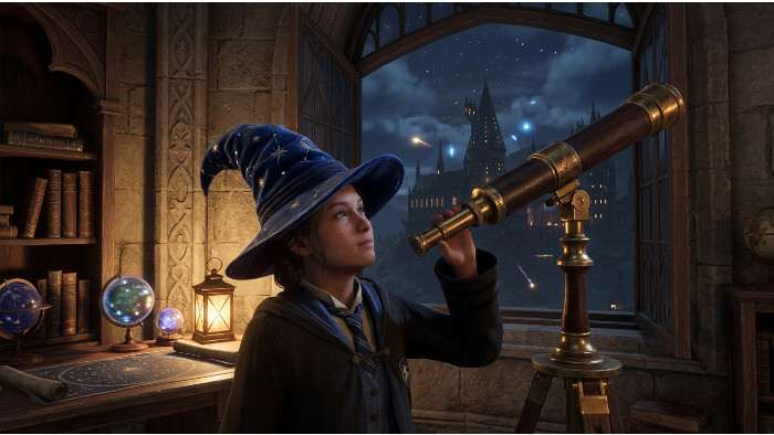 Uitgelichte thumbnail voor Hogwarts Legacy over de gratis Astronomenhut op Steam en Epic Games Store