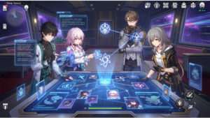 Vierkant artikelthumbnail over Honkai: Star Rail, met focus op lore die in puzzelstukjes wordt verteld