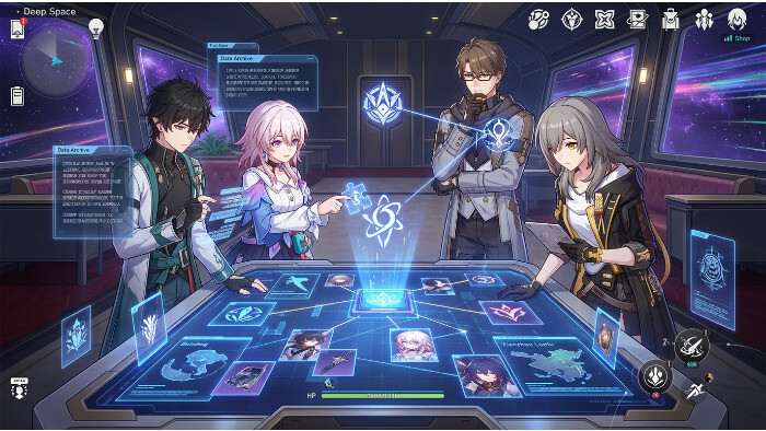 Vierkant artikelthumbnail over Honkai: Star Rail, met focus op lore die in puzzelstukjes wordt verteld