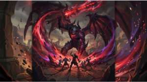 League of Legends featured thumbnail with Aatrox and text about a viral short-form clip