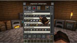 Minecraft: Java Edition thumbnail about Fancy Tab Sections that organizes the Creative tabs for easier browsing