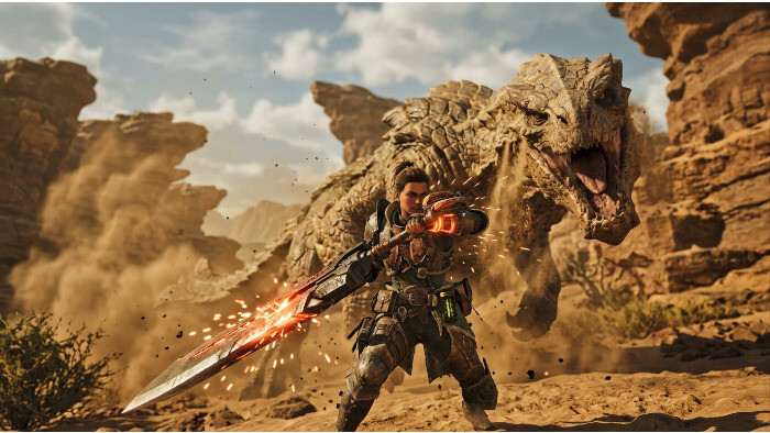 Uitgelichte thumbnail voor Monster Hunter Wilds met titel over Capcom's dagelijkse wapenvideo's en theorycraft