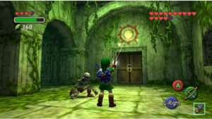 Uitgelichte thumbnail voor The Legend of Zelda: Ocarina of Time over dungeons die je zonder tekst leren spelen