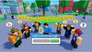 Roblox featured thumbnail with bold title text about a code hunt reaching a new peak in September 2026