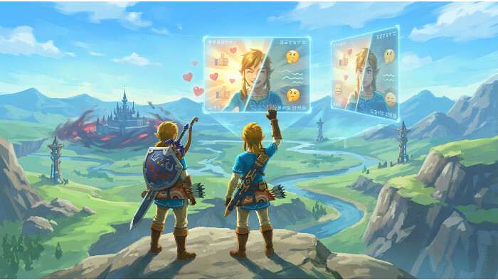 Featured thumbnail voor Switch 2-artikel met The Legend of Zelda: Breath of the Wild en Link in een Hyrule-landschap