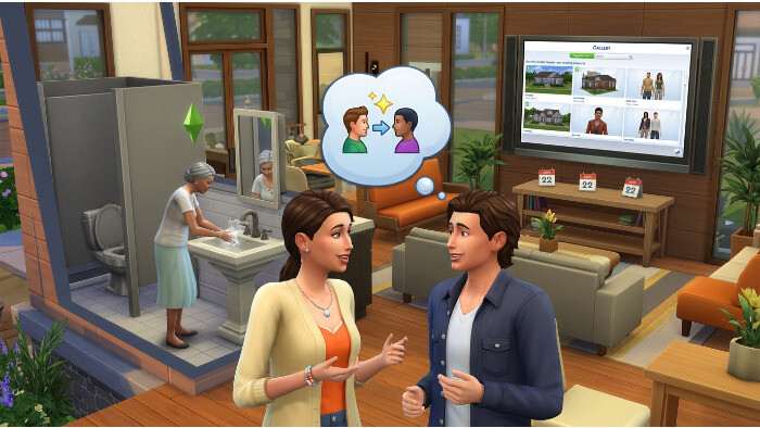 Vierkante The Sims 4 thumbnail bij de update van 22 september over betere autonomie en crashfixes