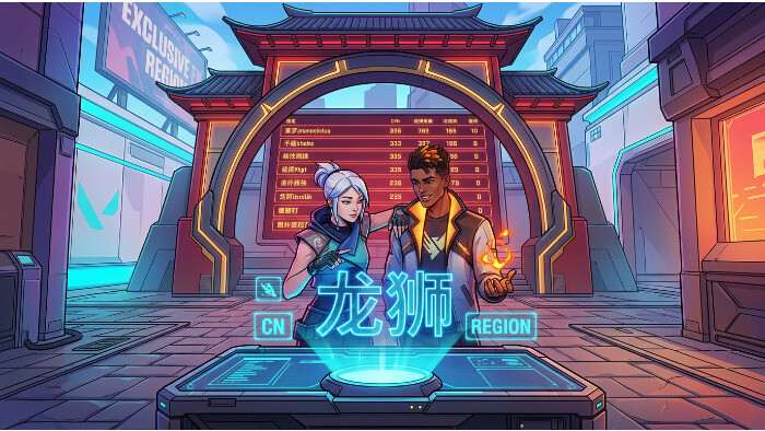 Valorant Mobile thumbnail met agent-illustratie en tekst over de release in China en onduidelijke wereldwijde lancering