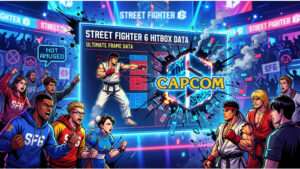 Square Street Fighter 6 featured thumbnail about Capcom removing hitbox data, with bold headline-style game artwork