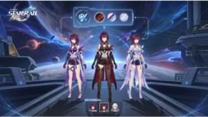 Honkai: Star Rail featured thumbnail over skins die vooral recolors zijn, met een personage in sci-fi stijl