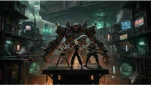 Uitgelichte thumbnail voor Final Fantasy VII Revelation met Midgar-skyline en releasedatum 8 april 2027