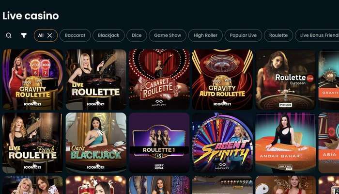 Wakuna live casino spellen