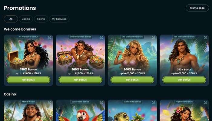 Wakuna promoties en casino bonussen