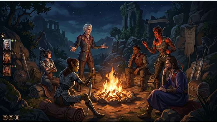 Featured thumbnail over Baldur's Gate 3 met Reddit-thread en 1.800+ reacties als centraal onderwerp