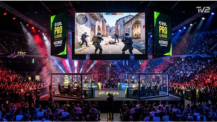 Uitgelichte thumbnail voor Counter-Strike 2 over ESL Pro League Season 24 live vanuit Katowice op TV2