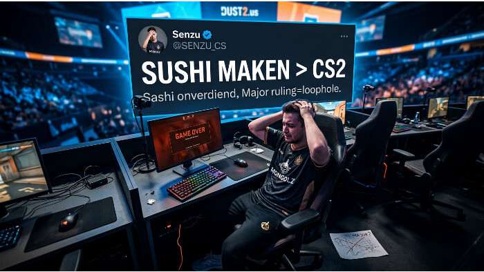 Featured thumbnail for Counter-Strike 2 about pro Senzu criticizing Sashi after a Major decision