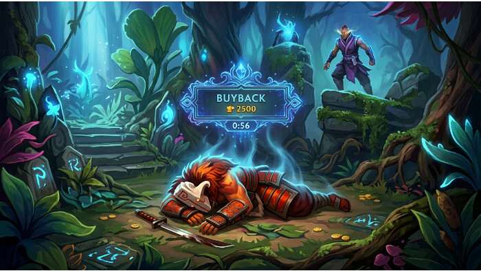 Dota 2 featured thumbnail met het Dota 2-logo bij een artikel over twijfel rond buyback na pro-uitspraken