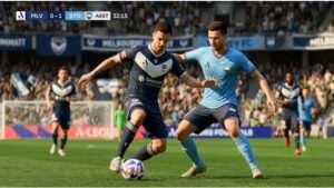 EA Sports FC 25 uitgelichte thumbnail over de toevoeging van de A-Leagues als speelbare Australische competitie