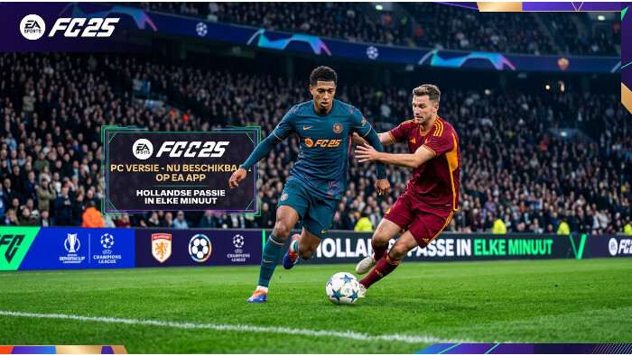 EA Sports FC 25 artikelthumbnail over de PC-release via de EA app