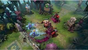 Dota 2 featured thumbnail over Kick VOD met 20,8K views, met Dota 2 artwork op een donkere achtergrond