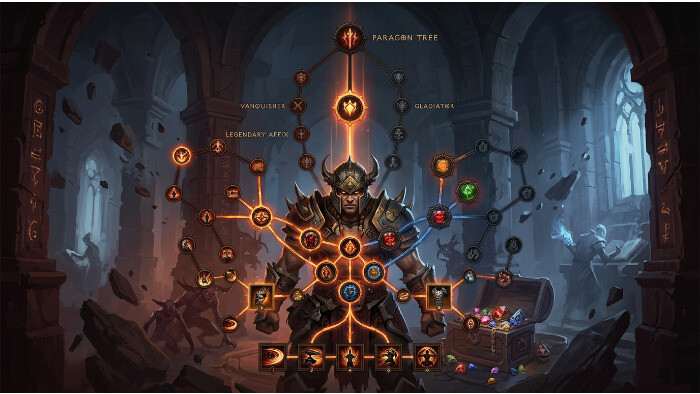 Diablo Immortal featured thumbnail over het buildsysteem en verborgen keuze-architectuur