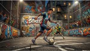 FIFA Street featured thumbnail met een street football sfeer rond fans die de game nieuw leven inblazen