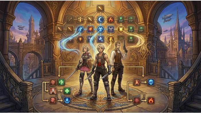 Uitgelichte thumbnail over Final Fantasy XII met focus op het License Board als slimmer alternatief voor moderne squad-RPG's