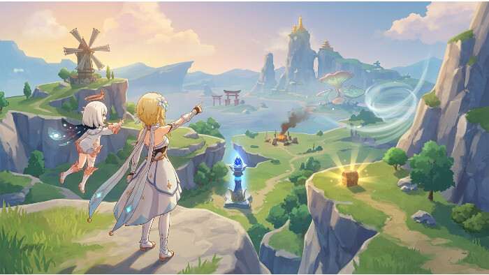 Genshin Impact featured thumbnail met een personage in een fantasy landschap, passend bij een artikel over looproute sturing