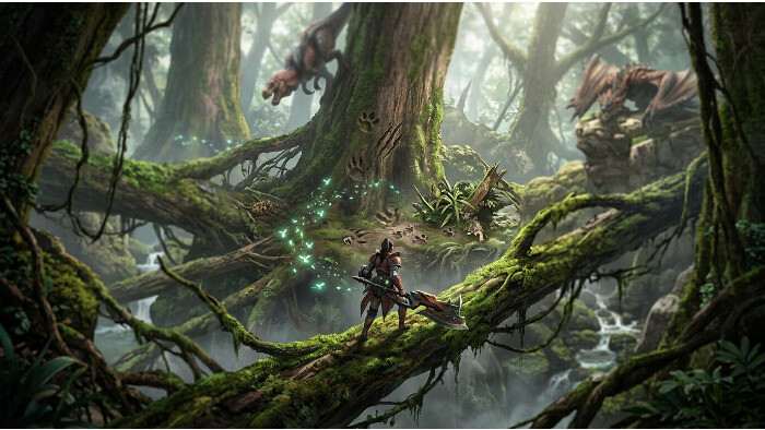 Monster Hunter: World featured thumbnail met hunter en monster in een weelderig ecosysteem, passend bij ecologie-wereldontwerp
