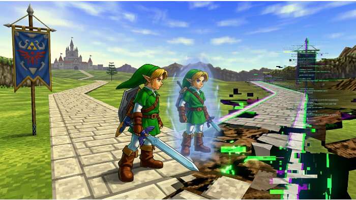 Featured thumbnail over The Legend of Zelda: Ocarina of Time about AI-slopcomps in de Zelda Recompiled-scene