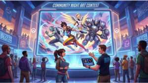 Overwatch featured thumbnail met Blizzard-spotlight voor fanart van @astrovique richting BlizzCon 2026