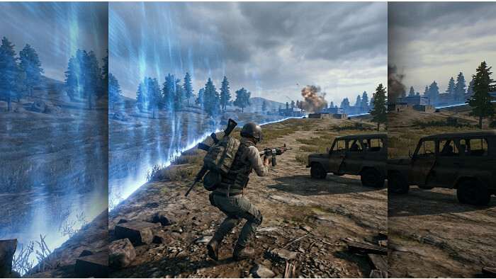 PUBG: Battlegrounds featured thumbnail with Blue Zone ring effect, about pacing rotations and fights