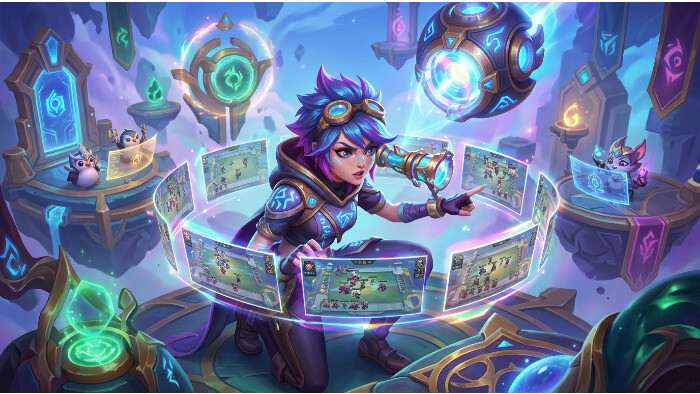 Teamfight Tactics featured thumbnail over scouten, met focus op informatie verzamelen boven je comp